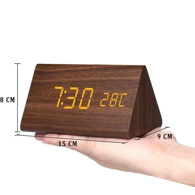Voice-Controlled LED Clock – Sleek Design for Minimalist Spaces - Souliia