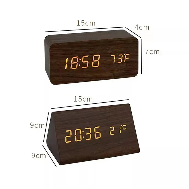 Voice-Controlled LED Clock – Sleek Design for Minimalist Spaces - Souliia