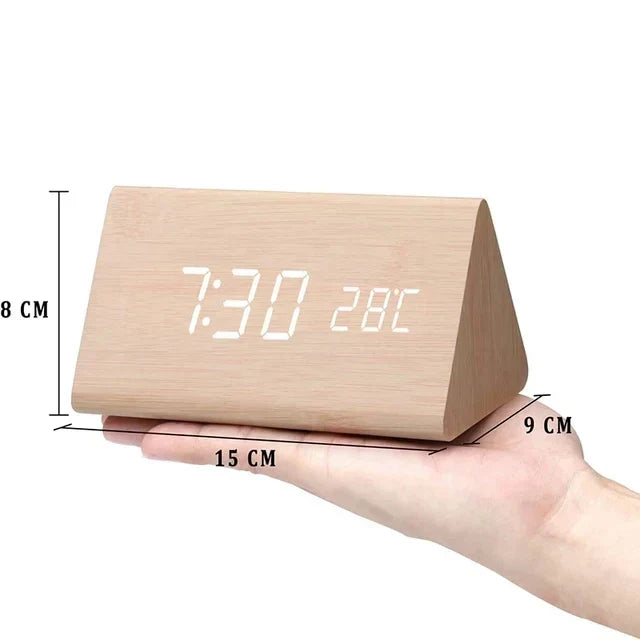 Voice-Controlled LED Clock – Sleek Design for Minimalist Spaces - Souliia