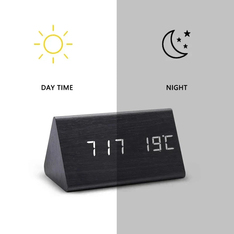 Voice-Controlled LED Clock – Sleek Design for Minimalist Spaces - Souliia