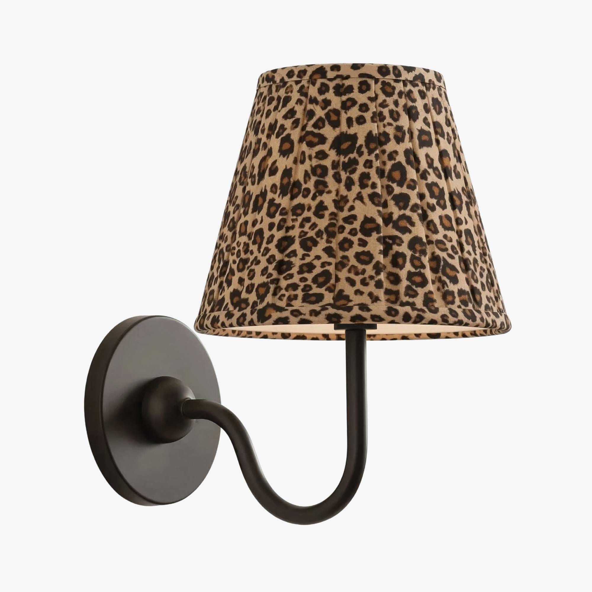 Luvora Classic Leopard Shade Wall Lamp - Vintage Style for Bedroom Lighting | Souliia
