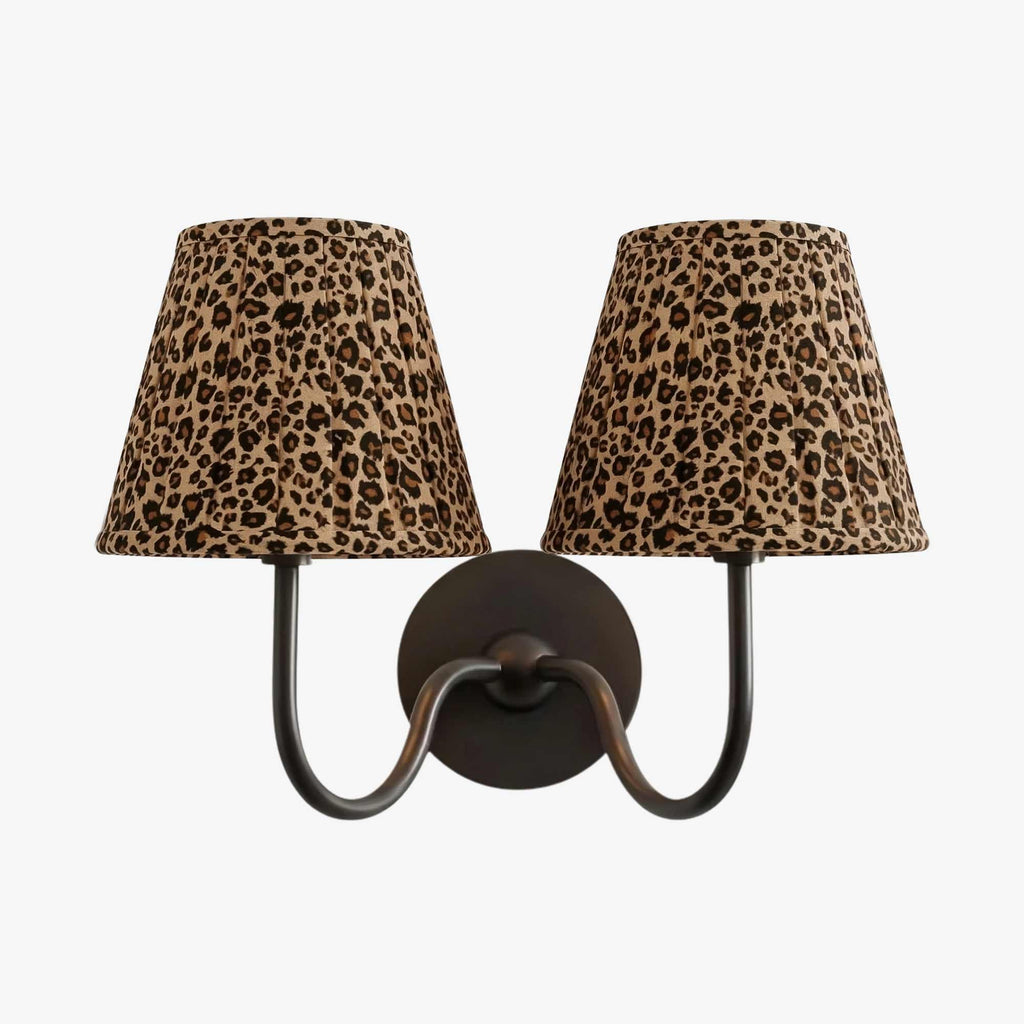 Luvora Classic Leopard Shade Wall Lamp - Vintage Style for Bedroom Lighting | Souliia