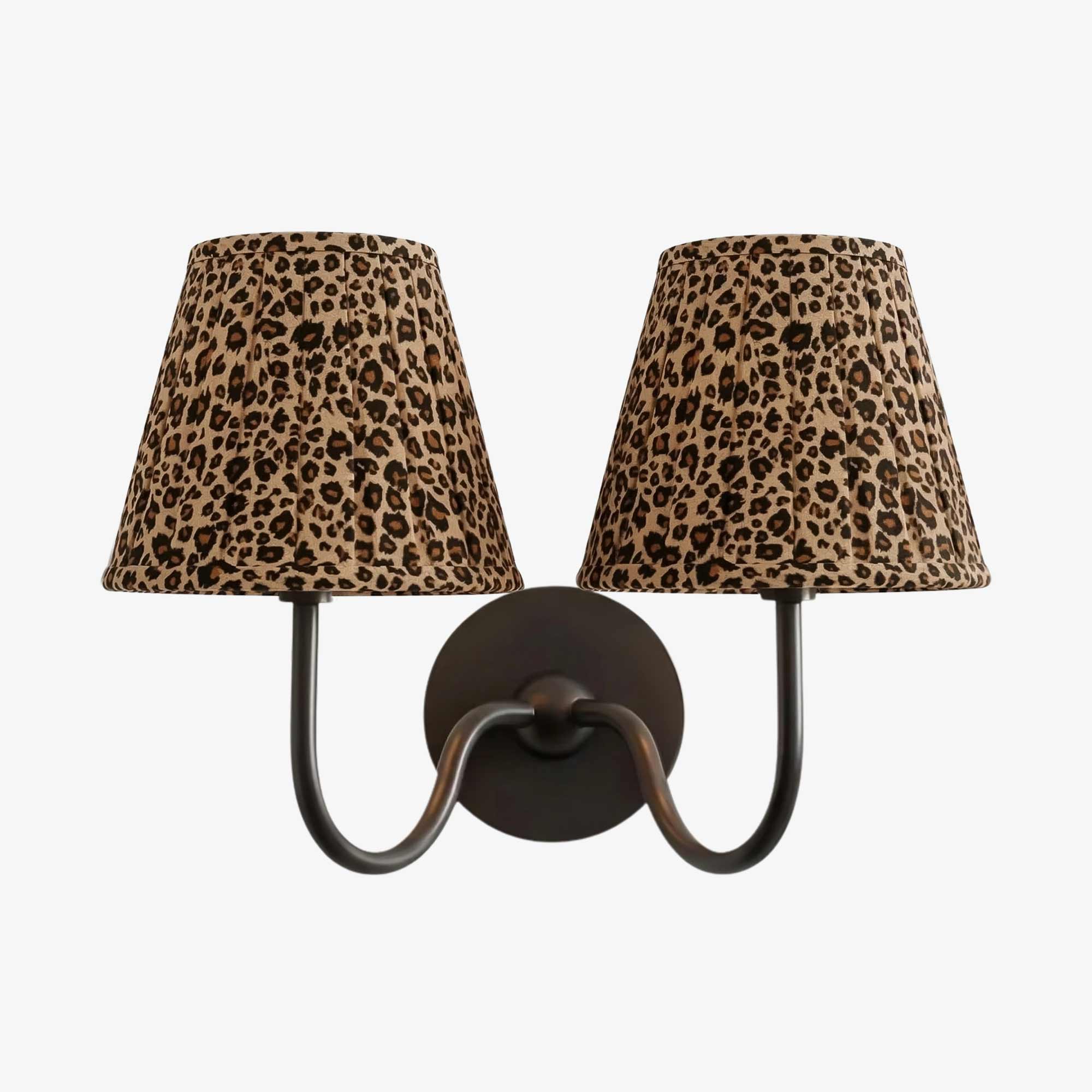 Luvora Classic Leopard Shade Wall Lamp - Vintage Style for Bedroom Lighting | Souliia