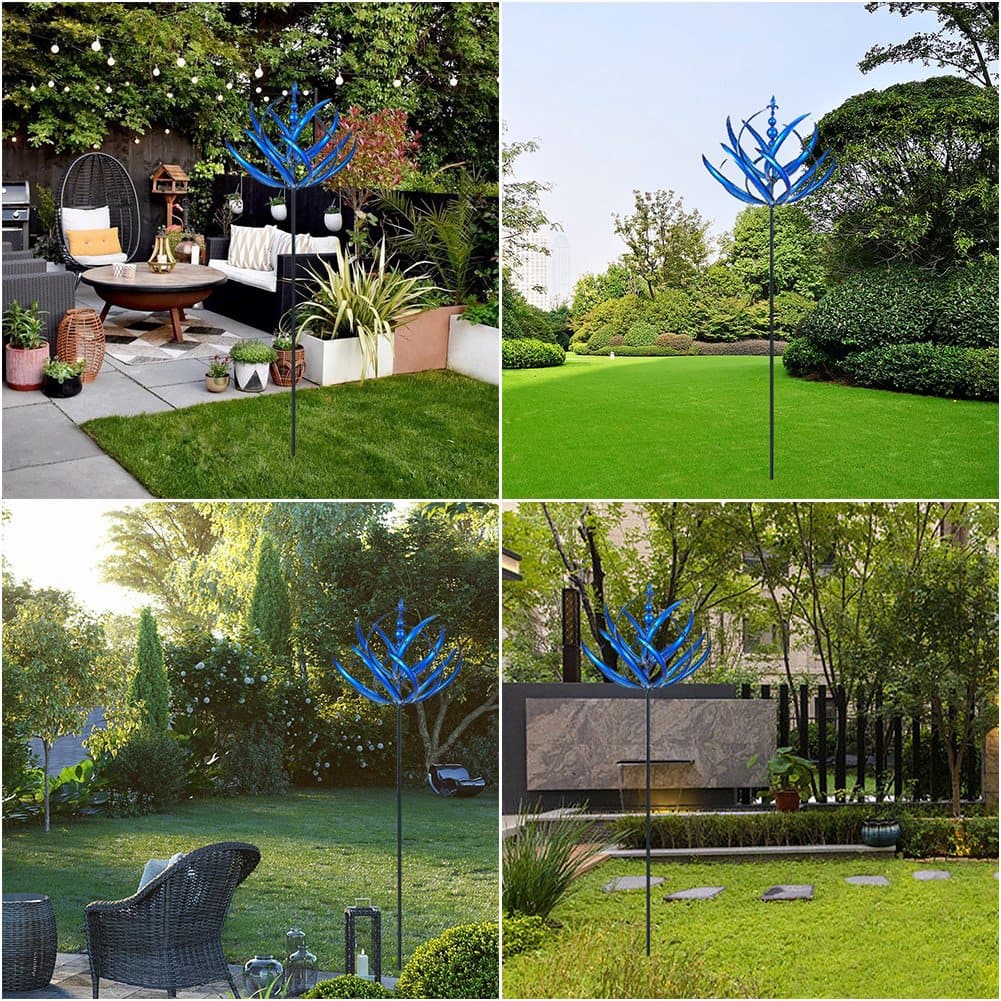 BreezeGlide-Windspinner — Stilvolles Windspiel für draußen