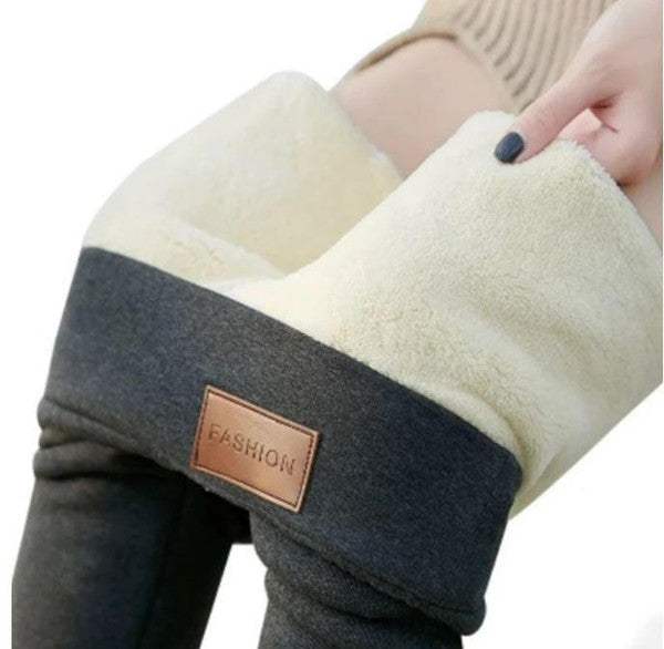 Női meleg polár téli leggings - rugalmas, kényelmes szabás