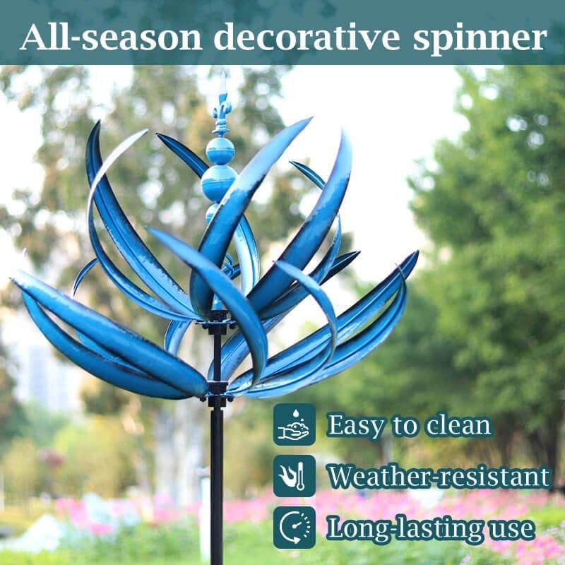 BreezeGlide-Windspinner — Stilvolles Windspiel für draußen