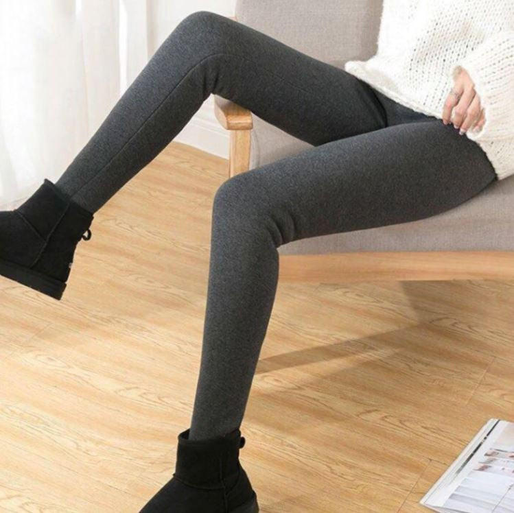 Női meleg polár téli leggings - rugalmas, kényelmes szabás