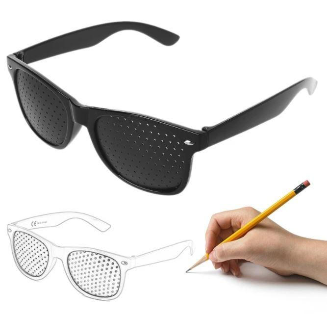 Gafas estenopeicas antifatiga — Ayuda para la visión de cerca y de lejos