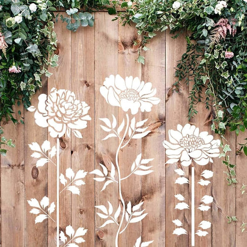 Artibloom Floral Stencil Set — 10 Pieces, Reusable Precision Templates