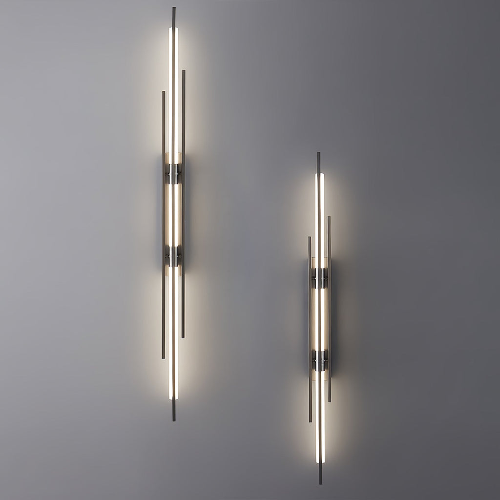 Nova Luxe Gold LED Wall Sconce — Contemporary Styling, Durable Build, Warm Illumination