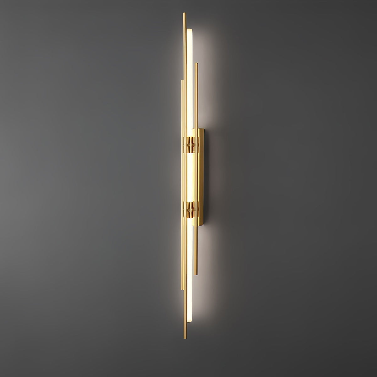Nova Luxe Gold LED Wall Sconce — Contemporary Styling, Durable Build, Warm Illumination