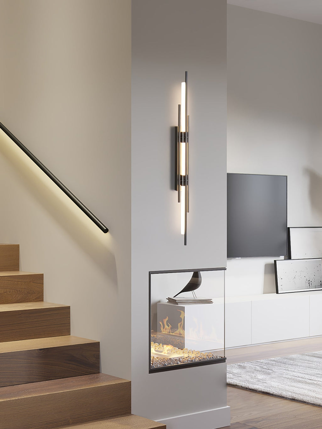 Nova Luxe Gold LED Wall Sconce — Contemporary Styling, Durable Build, Warm Illumination