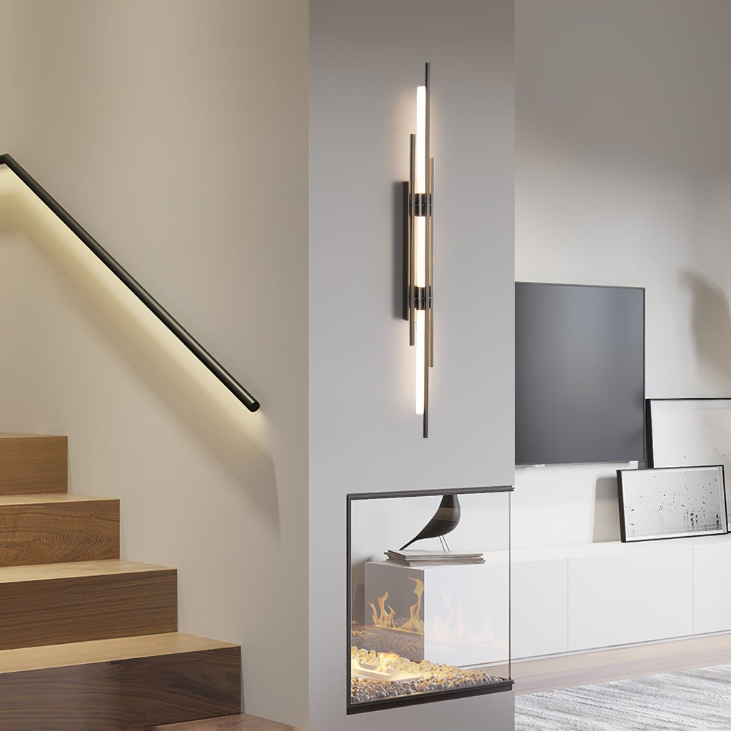 Nova Luxe Gold LED Wall Sconce — Contemporary Styling, Durable Build, Warm Illumination