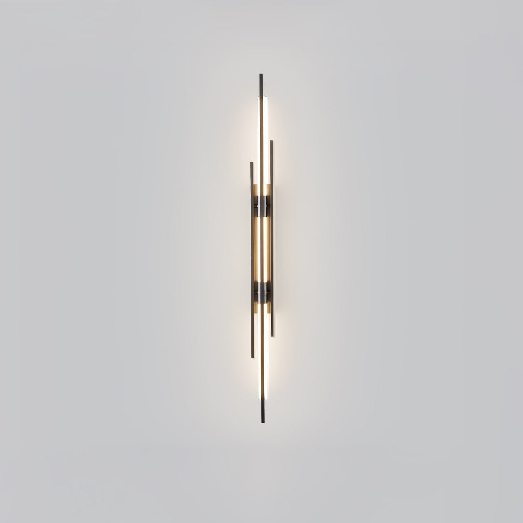 Nova Luxe Gold LED Wall Sconce — Contemporary Styling, Durable Build, Warm Illumination