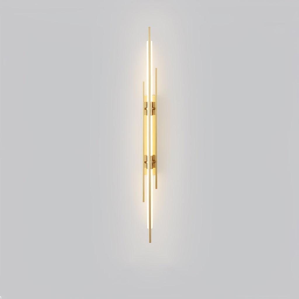 Nova Luxe Gold LED Wall Sconce — Contemporary Styling, Durable Build, Warm Illumination