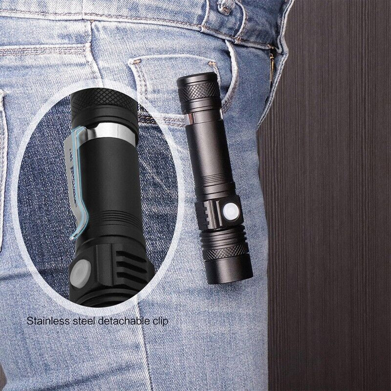 Lampe torche tactique LED Super Blight 90000LM — Batterie rechargeable