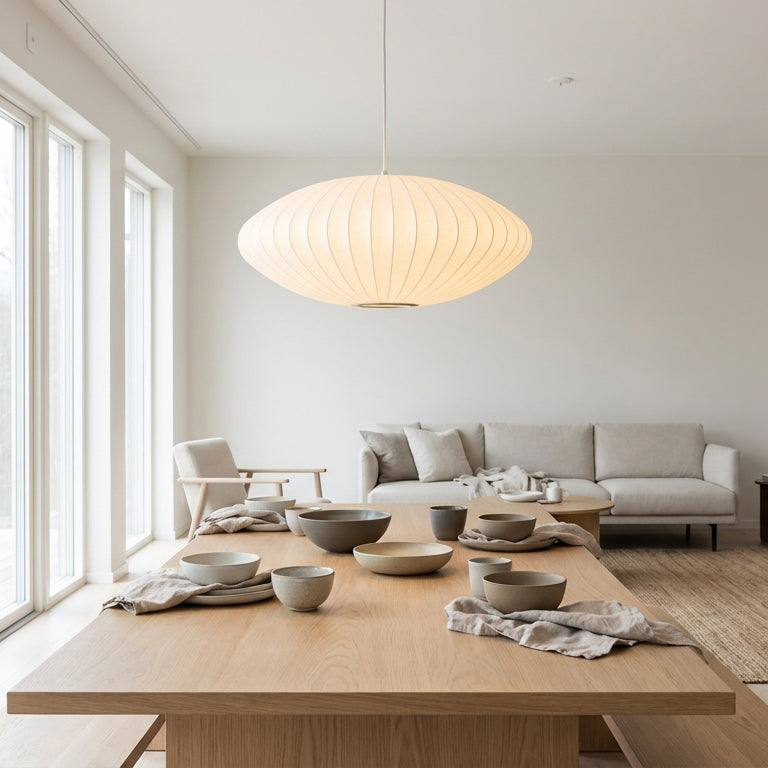 CocoonAura Modern Ceiling Lamp — Soft Light Diffusion, Elegant Design