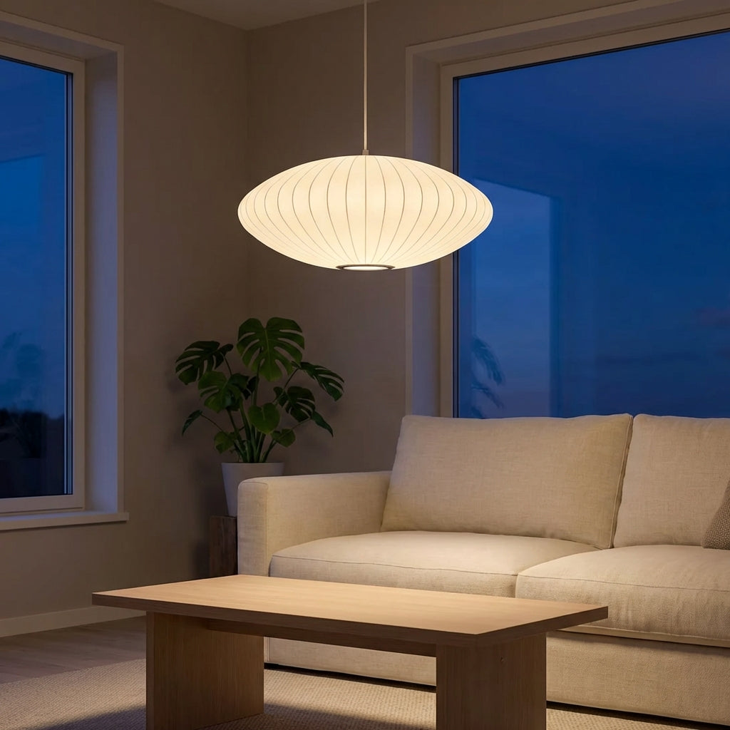 CocoonAura Modern Ceiling Lamp — Soft Light Diffusion, Elegant Design