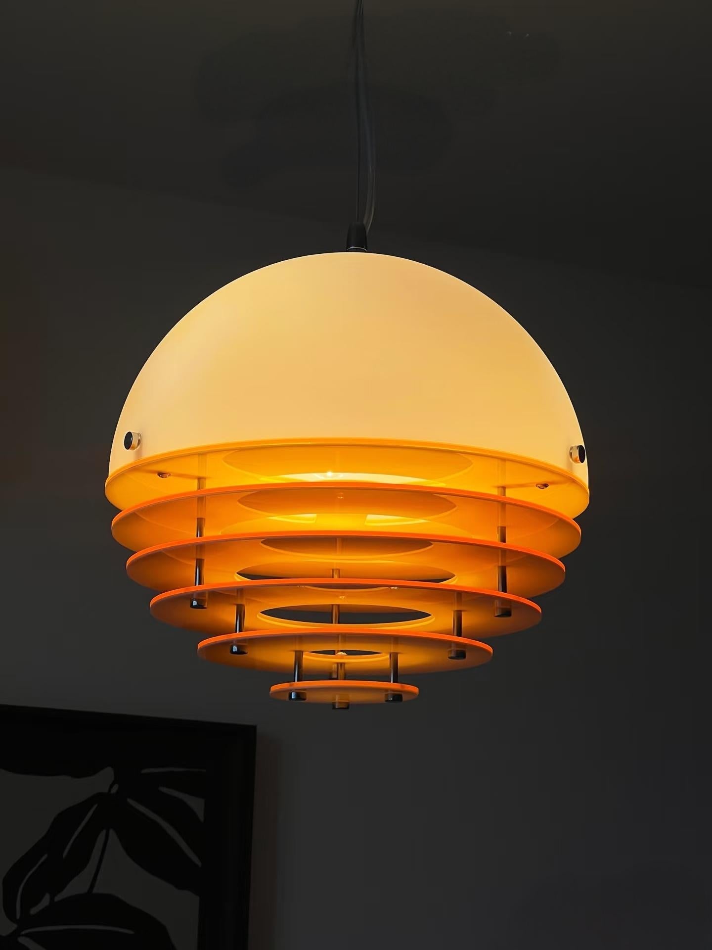 Sunset Pendelleuchte – Emotionale Stimmungsleuchte im Bauhaus-Design - AFTERGLOW S1 | Souliia