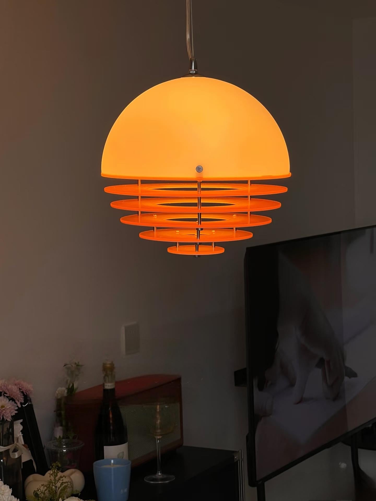 Sunset Pendelleuchte – Emotionale Stimmungsleuchte im Bauhaus-Design - AFTERGLOW S1 | Souliia