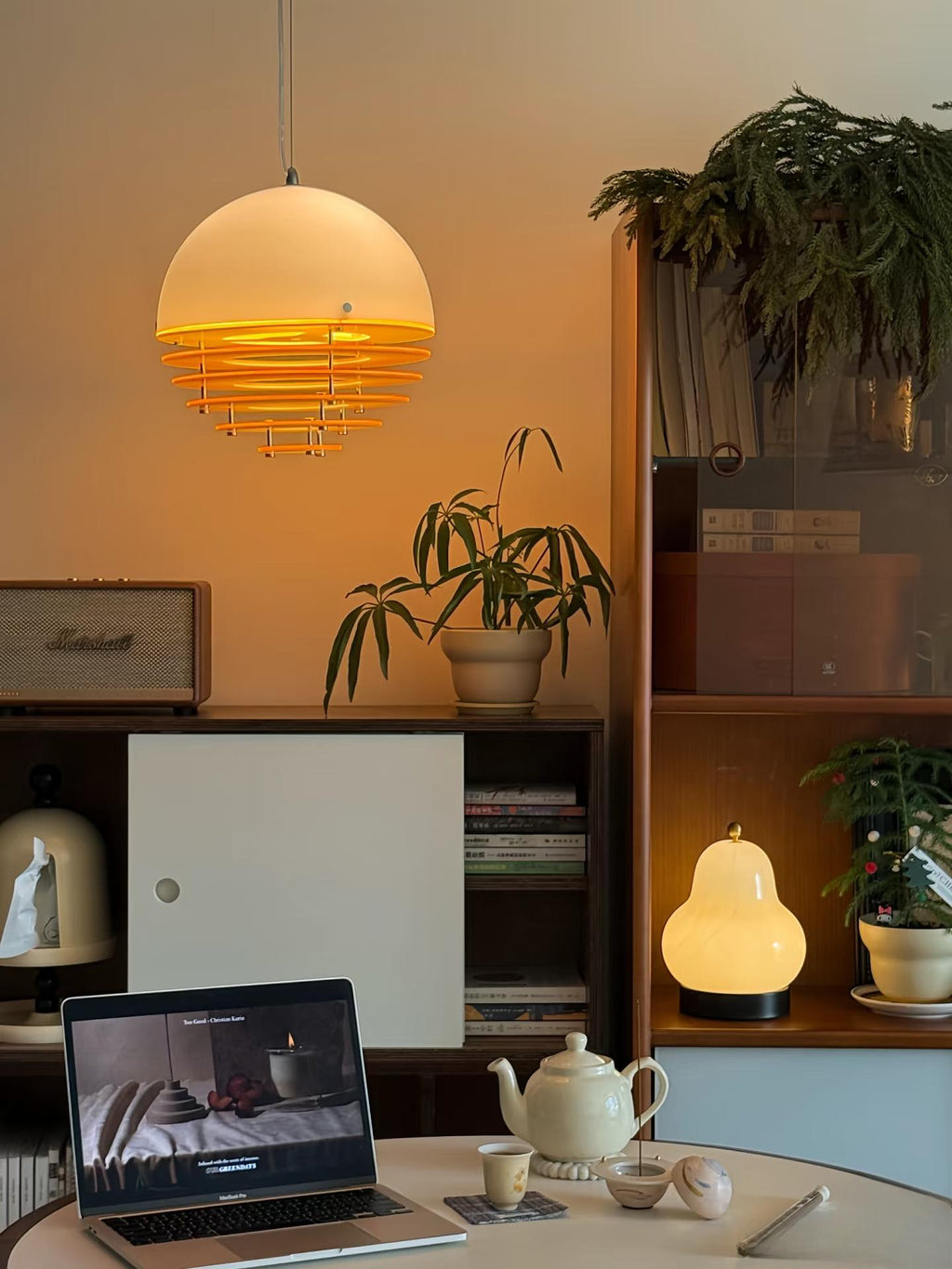 Sunset Pendelleuchte – Emotionale Stimmungsleuchte im Bauhaus-Design - AFTERGLOW S1 | Souliia