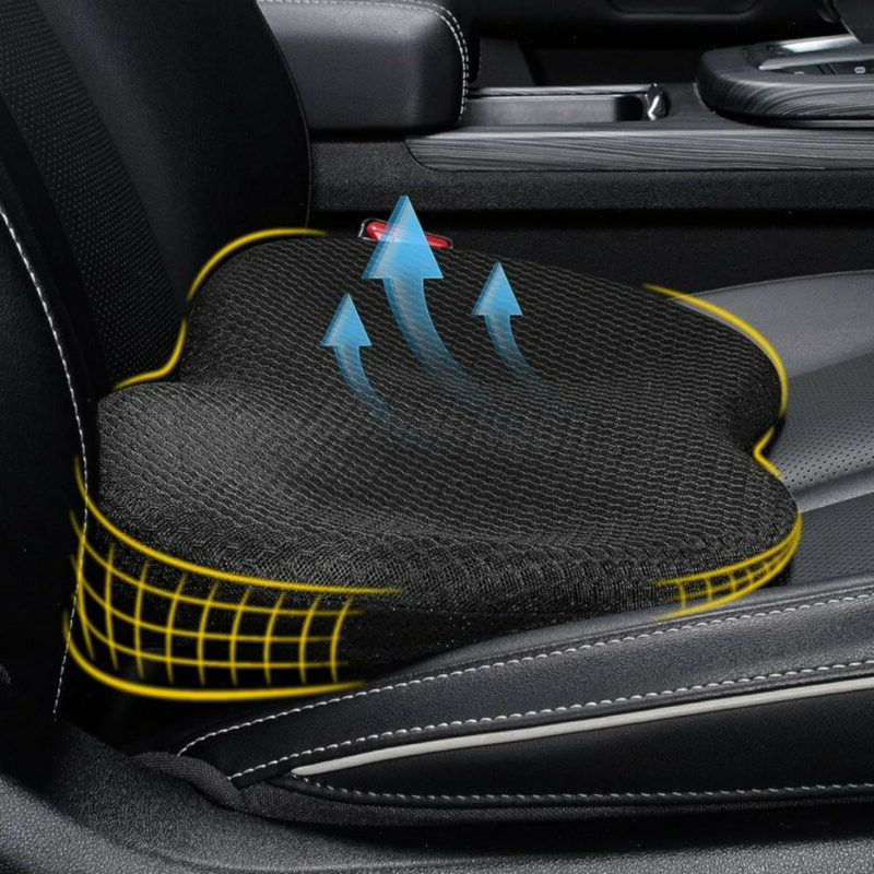 Driverlift Car Seat Cushion — 3.5-Inch Elevated Profile, Ergonomic Support