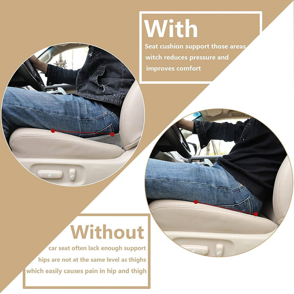 Driverlift Car Seat Cushion — 3.5-Inch Elevated Profile, Ergonomic Support