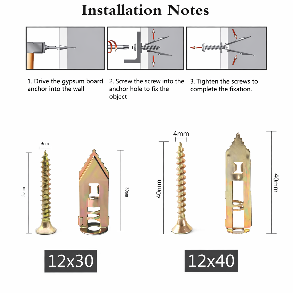 Self-Drilling Anchors for Secure and Easy Installation Without Damage - Souliia