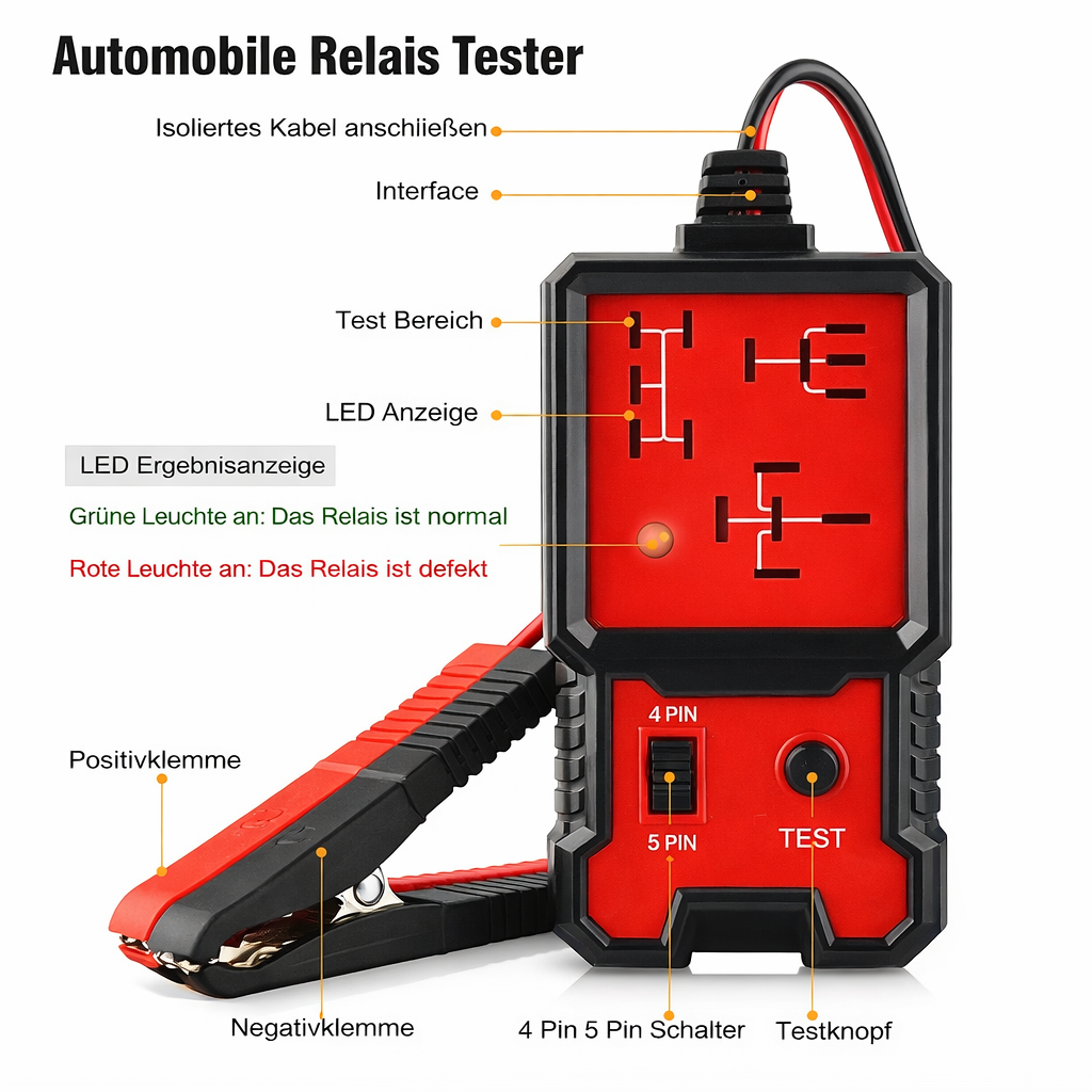 RelayCheck Pro – Votre testeur de relais automobiles pour une sécurité optimale ! - Souliia