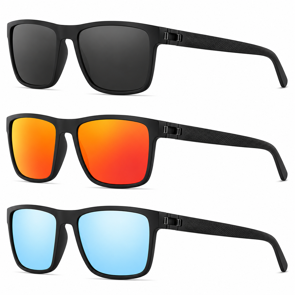 Set of 3 UV400 Polarized Sunglasses - Souliia