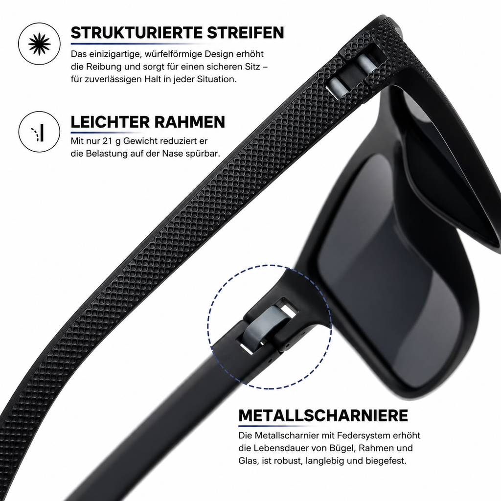 Set of 3 UV400 Polarized Sunglasses - Souliia