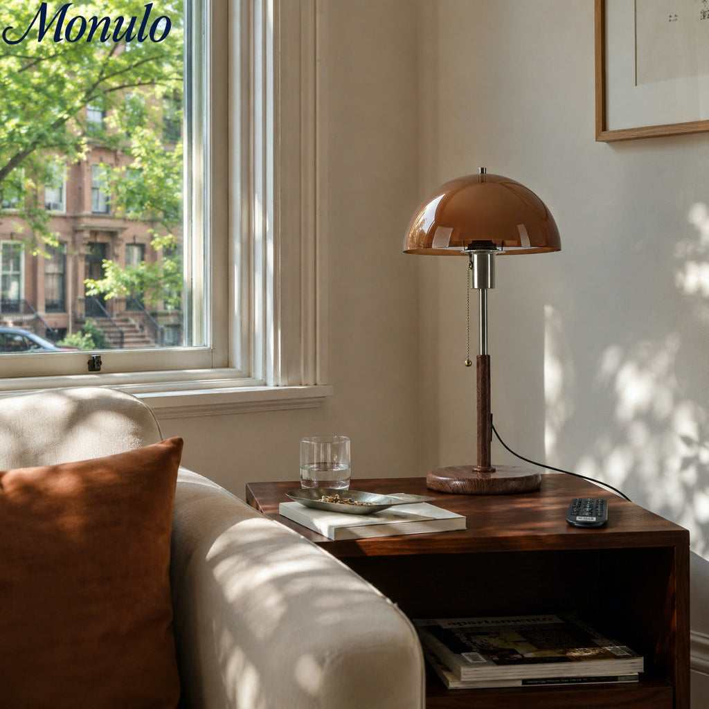 Sunset Afterglow Moderne Akzent-Tischlampe - Retro-Stil Lampe für Schlafzimmer oder Büro | Souliia