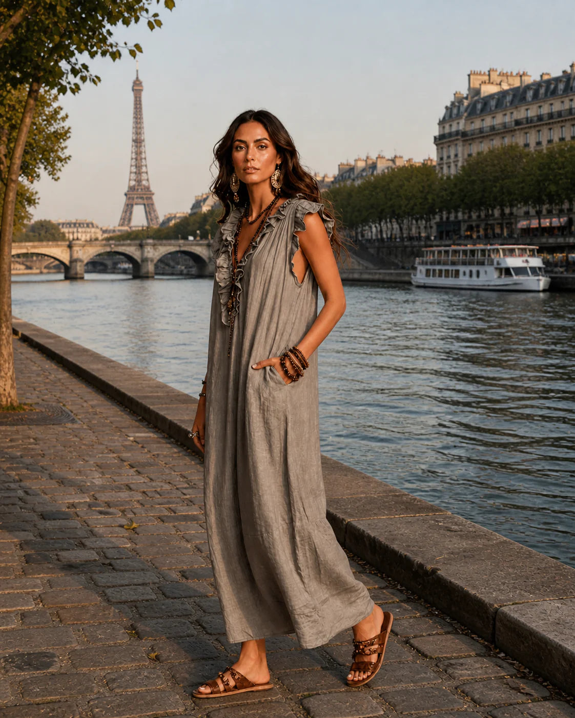 ÉLINA™ | Robe Bohème Fluide