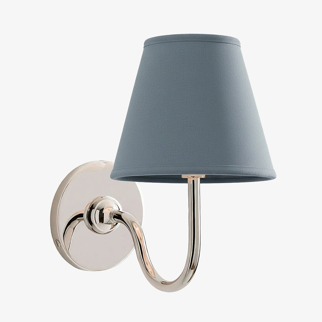 Luvora Fabric Shade Wall Sconce with Drum Shade - Classic Pleated Sconce Light | Souliia
