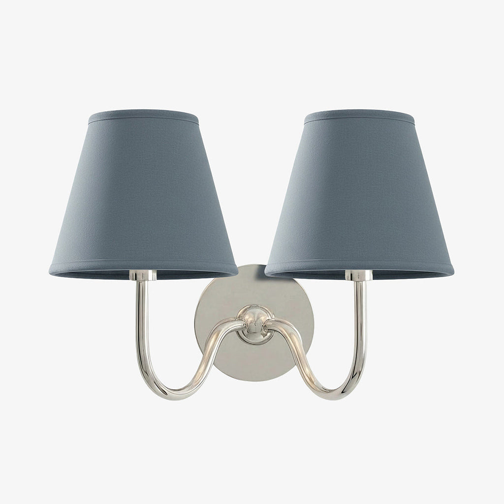 Luvora Fabric Shade Wall Sconce with Drum Shade - Classic Pleated Sconce Light | Souliia