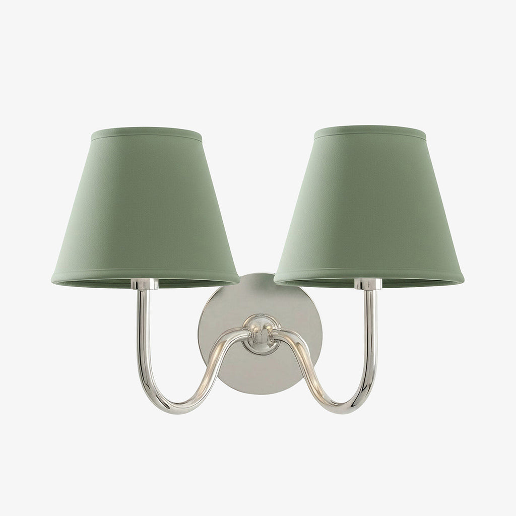 Luvora Fabric Shade Wall Sconce with Drum Shade - Classic Pleated Sconce Light | Souliia