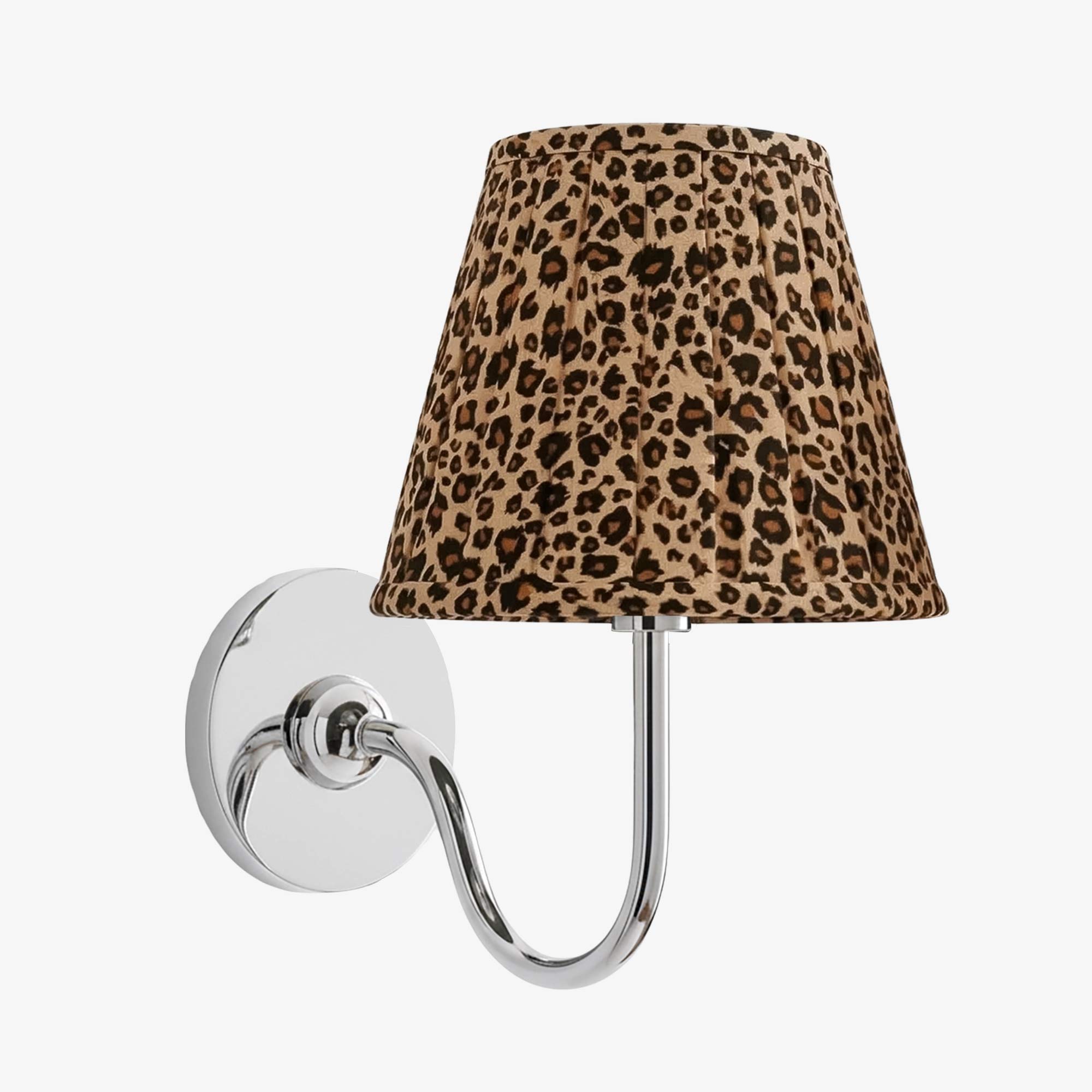 Luvora Classic Leopard Shade Wall Lamp - Vintage Style for Bedroom Lighting | Souliia