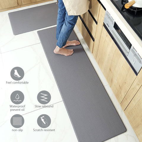 CushionStep Ergonomic Kitchen Floor Mat — Cushioned Core, Non-Slip Backing