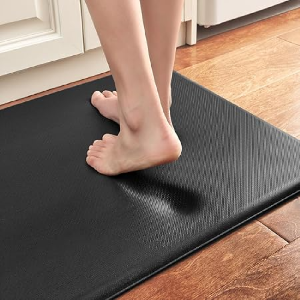 CushionStep Ergonomic Kitchen Floor Mat — Cushioned Core, Non-Slip Backing