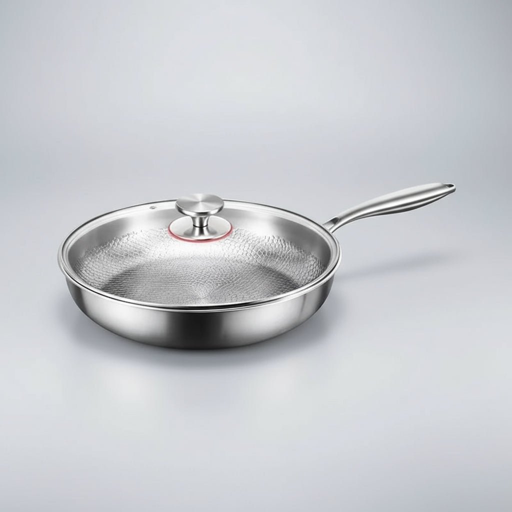 Hammerpan Titanium Frying Pan — Hand-Hammered Finish, Even Heat Distribution, Non-Stick Surface