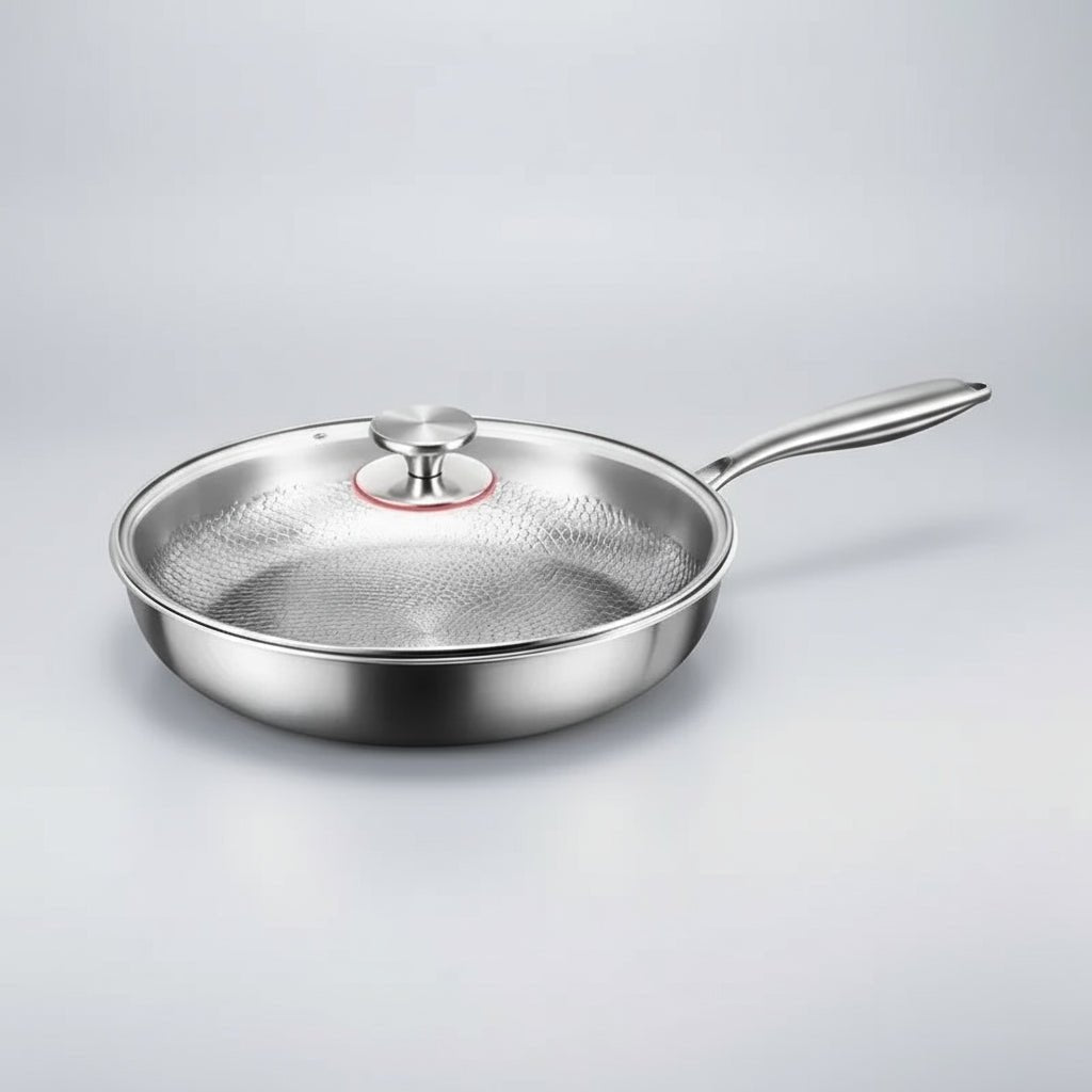 Hammerpan Titanium Frying Pan — Hand-Hammered Finish, Even Heat Distribution, Non-Stick Surface