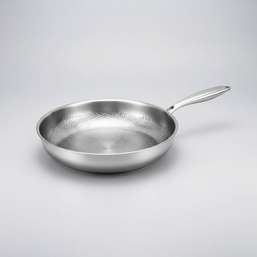 Hammerpan Titanium Frying Pan — Hand-Hammered Finish, Even Heat Distribution, Non-Stick Surface