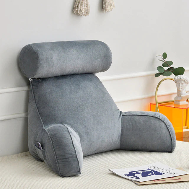 ReadNest Ergonomic Support Pillow — Head, Neck & Mid-Back Stability