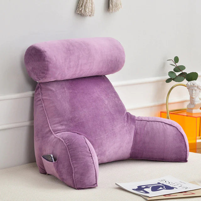 ReadNest Ergonomic Support Pillow — Head, Neck & Mid-Back Stability
