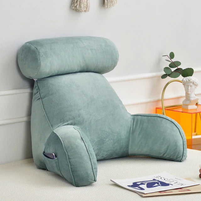 ReadNest Ergonomic Support Pillow — Head, Neck & Mid-Back Stability