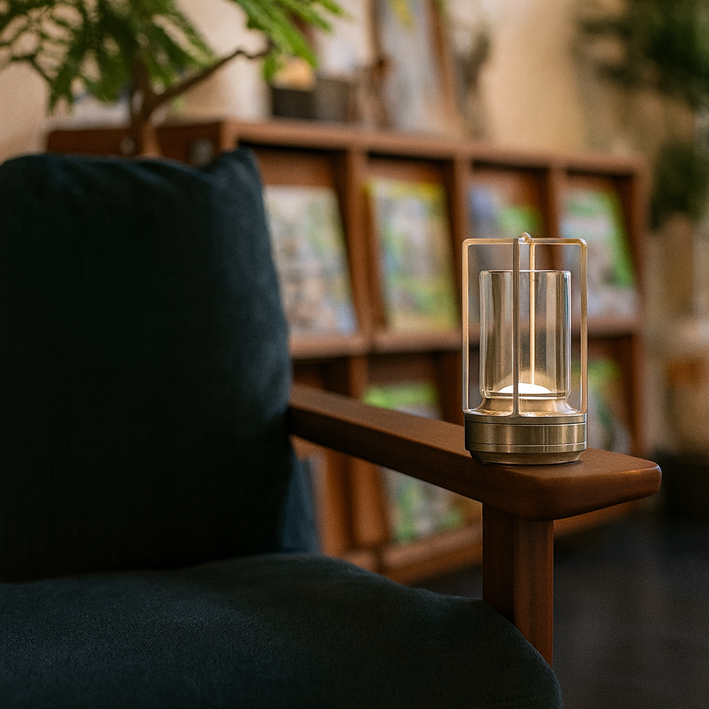 LumaTouch LED Table Lamp — Soft Touch Dimming, Single Tap Control