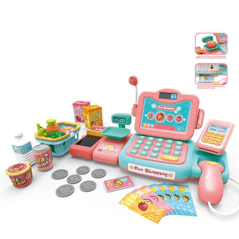 Interactive Toy Cash Register — Educational Pretend Play Set