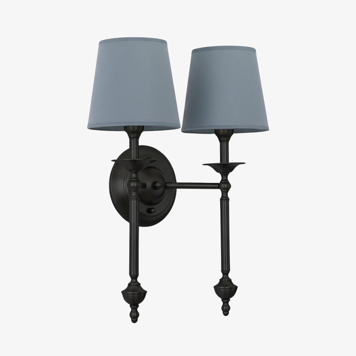 Rowan Fabric Shade Wall Sconce in Antique Copper - Vintage Luxury Light for Interiors | Souliia