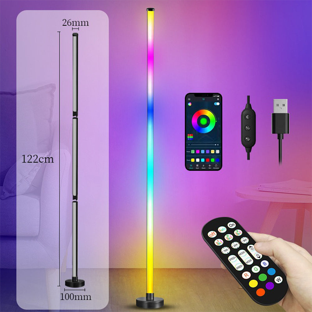 Smart LED Floor Lamp — Bluetooth, 16 Million Colors