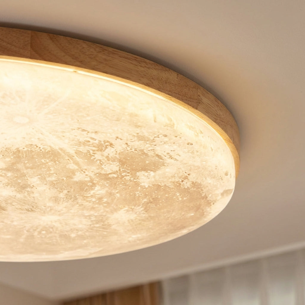 LumaQuiet Round Flush Mount Ceiling Light — Soft Light Diffusion